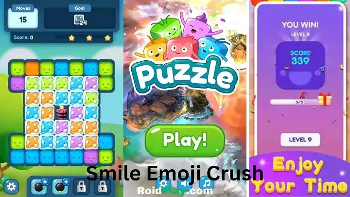 smile emoji crush apk puzzle game