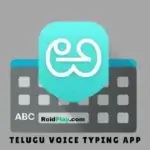 Telugu voice typing app
